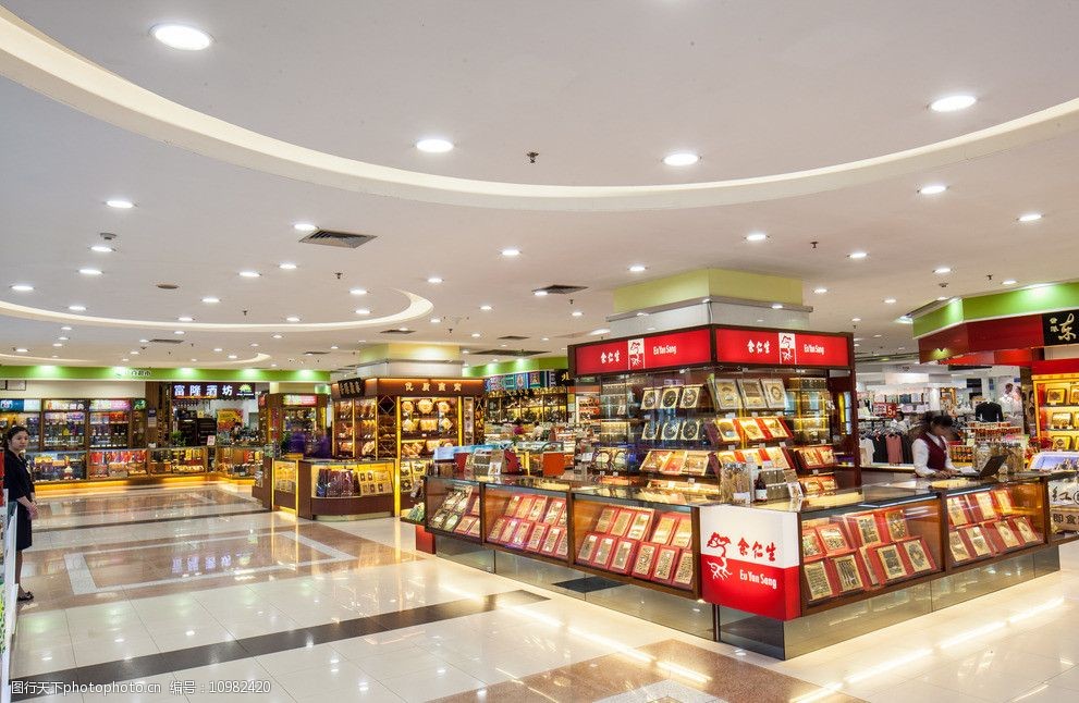 广百百货室内LED照明设计探析 筒灯与灯光布局的艺术